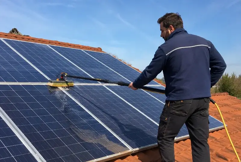 Nettoyage et entretien de panneaux solaires à Saint-Avit-Sénieur